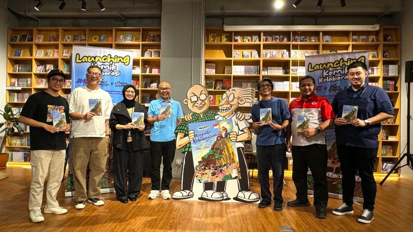 JNE dan Penerbit Gramedia Widiasarana Indonesia (GRASINDO) Luncurkan Komik Pengantar Kebahagiaan, Mengangkat Kisah Para Kurir yang Menghubungkan Kebah