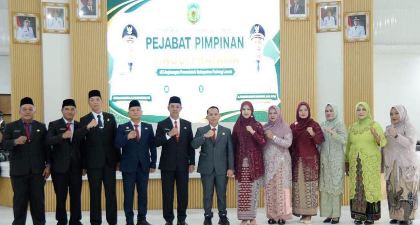 Lantik 5 Pejabat Pimpinan Tinggi Pratama, Bupati Palas Putra Mahkota Alam: Jabatan Bukan Simbol Prestise