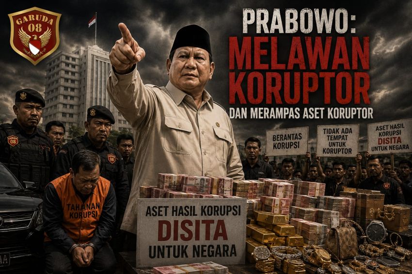 KETUM GARUDA 08 SYAMSUL RIZAL: JIKA RUU PERAMPASAN ASET DISAHKAN, PRABOWO BISA TUNTASKAN AMANAH REFORMASI 98