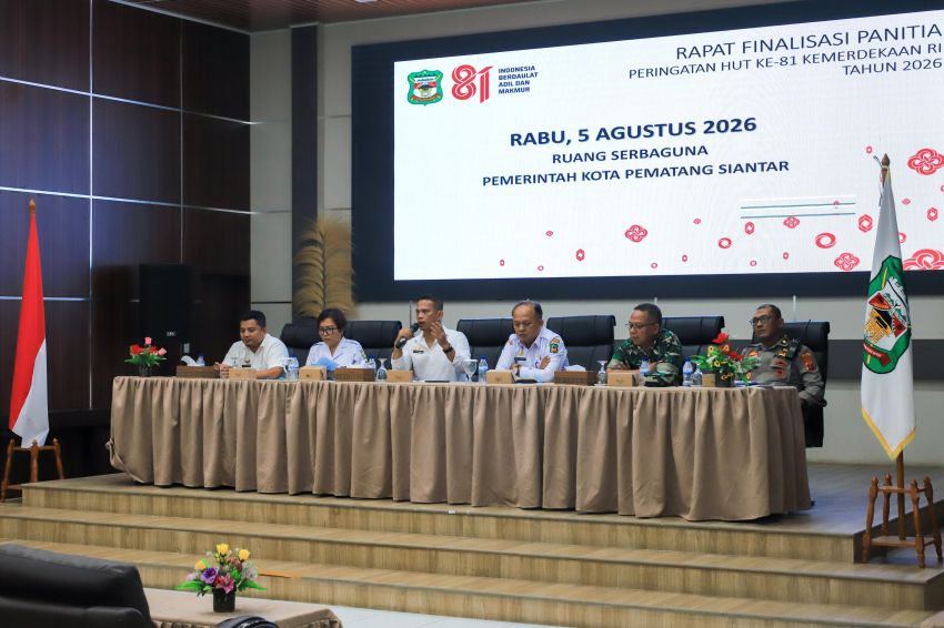 Rapat finalisasi seluruh rangkaian kegiatan peringatan HUT ke-81 Kemerdekaan RI