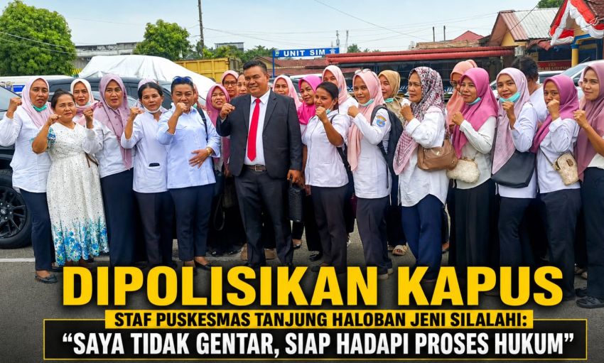 Dipolisikan Kapus, Jenni Silalahi Staf Puskesmas Tanjung Haloban Tak Gentar