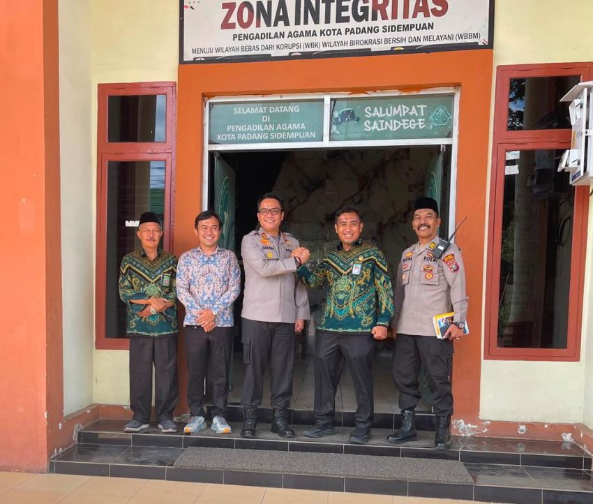 Kapolres Padangsidimpuan AKBP Noval Nanusa Gegoh Desky Bangun Sinergitas dengan Pengadilan Agama Demi Pelayanan Publik yang Optimal