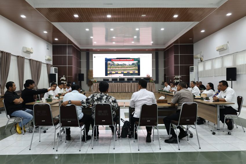 Wali Kota Di wakili Sekda menghadiri rapat persiapan pelaksanaan Wali Kota Cup Siantar Road Race 2026