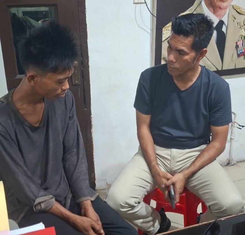 Residivis 4 Kali Mendekam di Sel Mapolsek Medan Kota Ketagihan Bobol Warnet