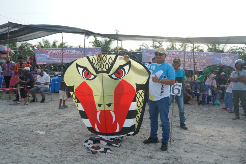 Wakil Bupati Asahan Buka Festival Layang-Layang, Kreativitas dan Budaya Tradisional Terbang Tinggi di Silo Baru