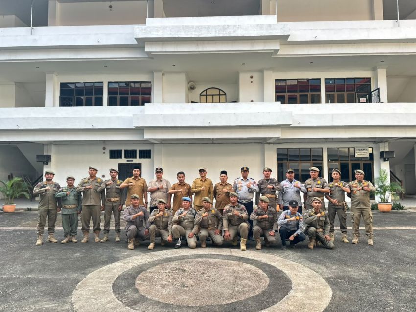 Wakil Wali Kota Tanjungbalai Lepas 12 Personel Satpol PP dan Dishub Ikuti Seleksi Komcad