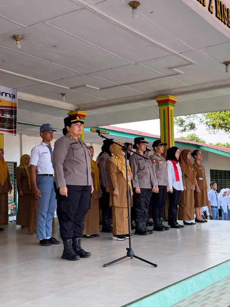 Peringati HUT Polwan ke-78, Polwan Polres Asahan Gelar Police Goes to School di SMAN 2 Kisaran, Tanamkan Nilai Positif Sejak Dini