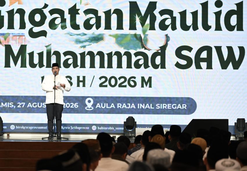 Peringati Maulid Nabi 1448 H, Bobby Nasution Minta ASN Wujudkan Keteladanan Rasulullah