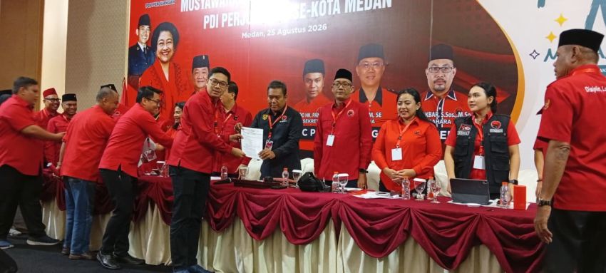 Buka Musancab PDI Perjuangan se- Kota Medan, Rapidin Simbolon Instruksikan Kader, Fraksi dan Pengurus Guyub ke Akar Rumput