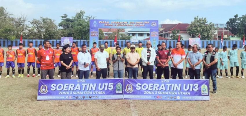 Piala Soeratin Zona 3 Dibuka, Wali Kota Letnan Dalimunthe Dorong Talenta Muda Padangsidimpuan