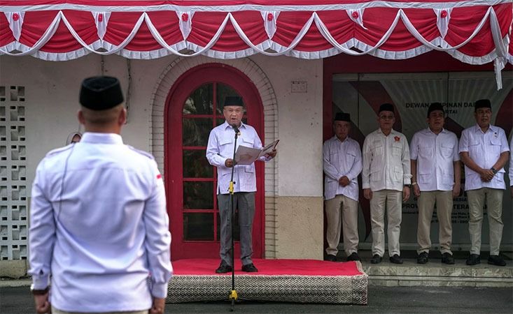 HUT RI di Gerindra Sumut, Sugiat Ingatkan Kader Siapkan Diri Raih Indonesia Emas