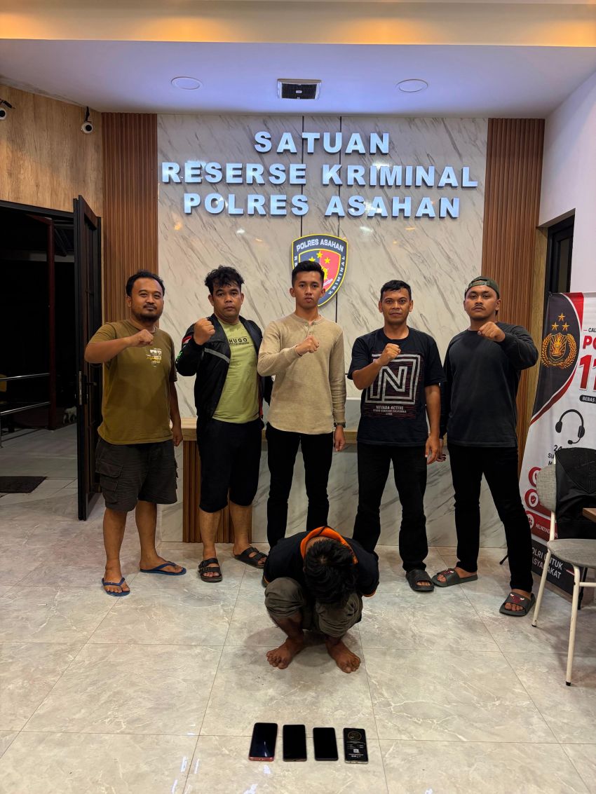 Bongkar Kasus Curat di Sei Kamah, Tim Jatanras Polres Asahan Buru dan Tangkap Pelaku di Tanjungbalai