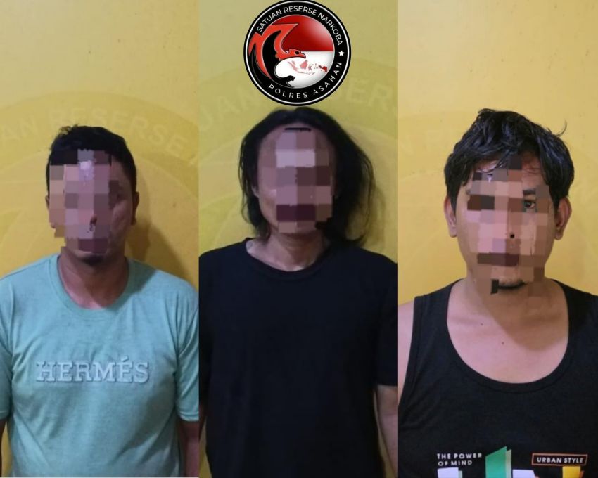 3 Kasus Terungkap, &plusmn;51,21 Gram Sabu dan 3 Butir Ekstasi Serta 0,12 gram ganja    Diamankan Satres Narkoba Polres Asahan