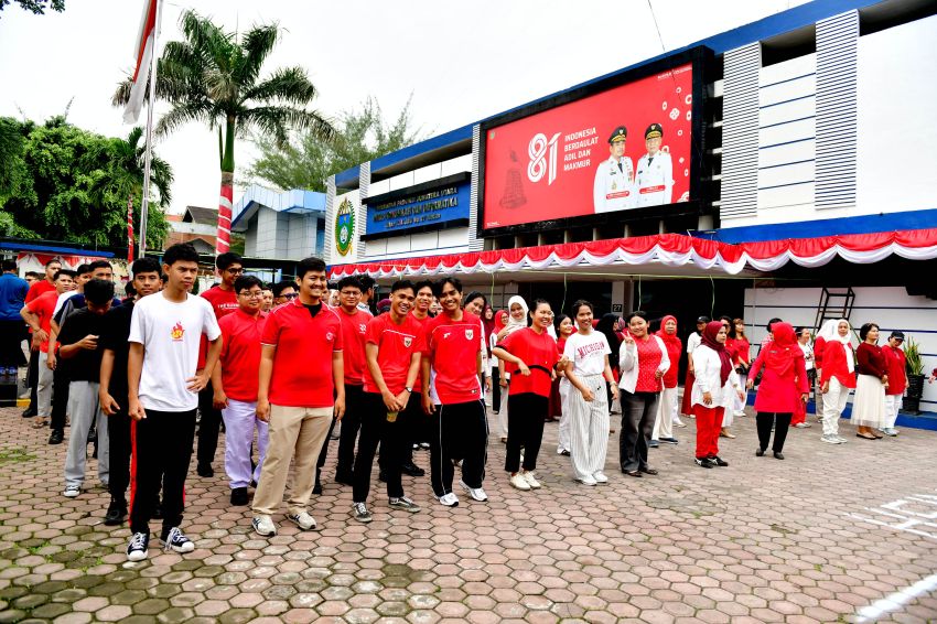 Dinas Kominfo Sumut Semarakkan HUT ke-81 RI, Pererat Kebersamaan Lewat Beragam Lomba