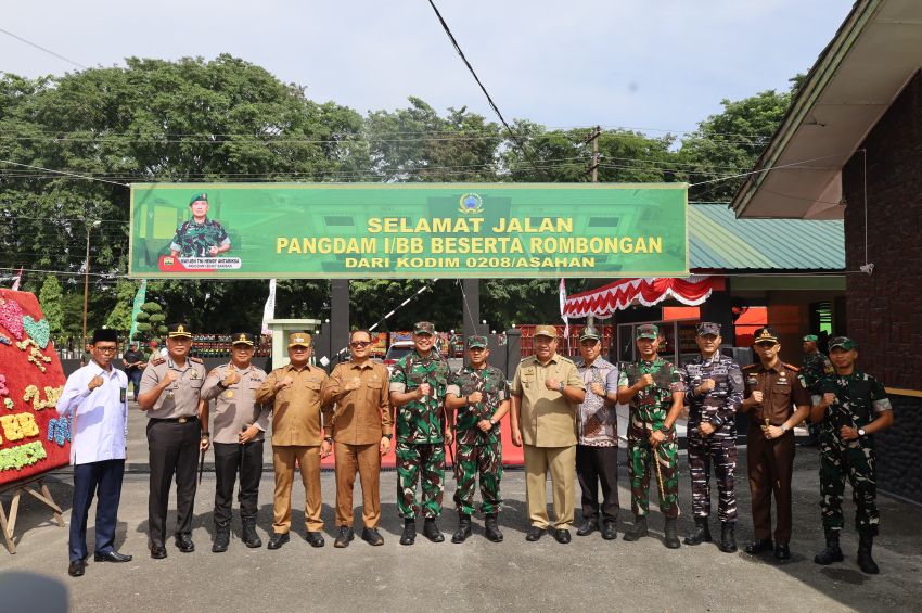 Wakil Wali Kota Tanjungbalai Hadiri Kunjungan Pangdam I/Bukit Barisan ke Kodim 0208/Asahan