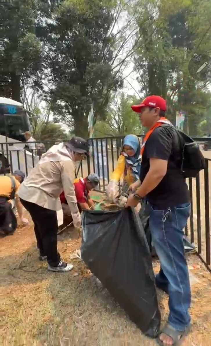 Aksi Plogging Purna Jamnas 1991 Diapresiasi Menteri Lingkungan Hidup