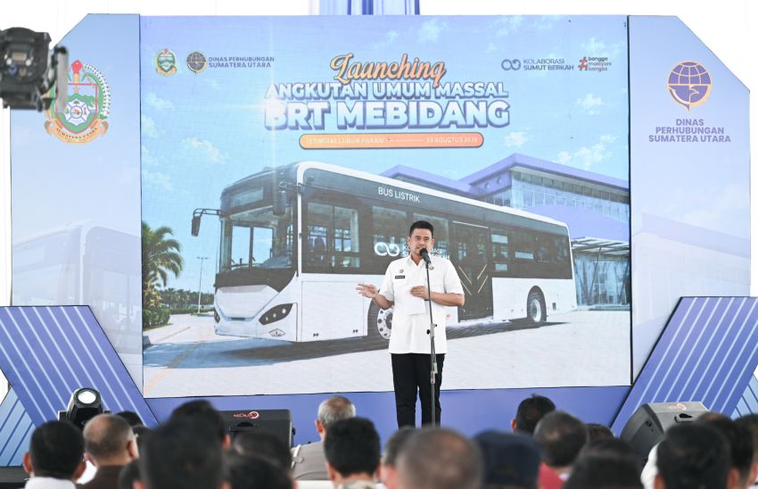 Bobby Nasution Resmikan BRT Mebidang, Dorong Integrasi Transportasi Publik Medan-Binjai-Deliserdang
