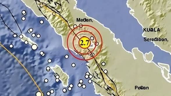 BMKG Catat  Sumut Dilanda Gempa 12 Kali Selama Tiga Hari