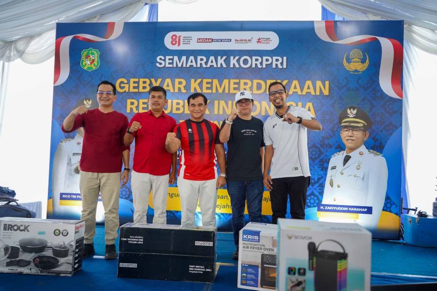 Dinas Pendidikan dan Kebudayaan Medan Juara Umum Semarak Korpri Gebyar Kemerdekaan RI
