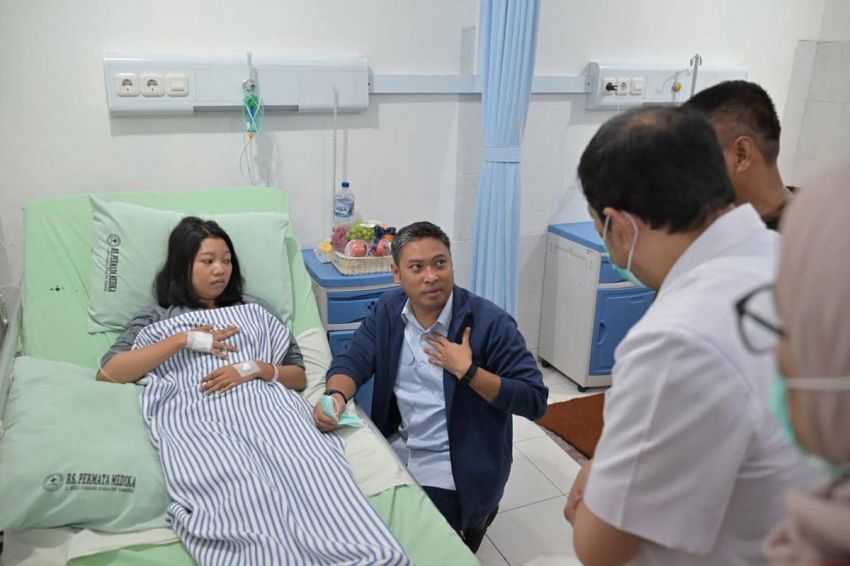 Kepala BGN Nasional Jenguk Korban MBG Kabupaten Karo