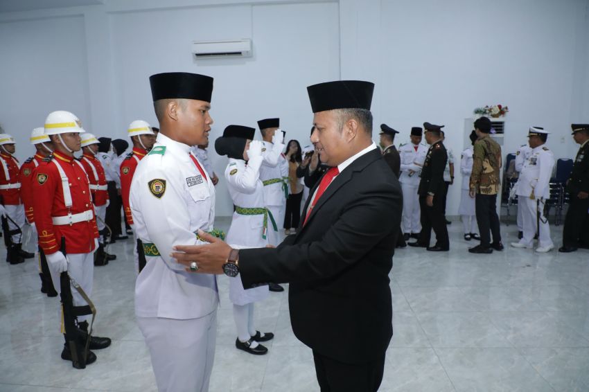 Wakil Bupati Asahan Kukuhkan Paskibraka 2026 : Jadilah Teladan, Emban Tugas Mulia Penuh Patriotisme