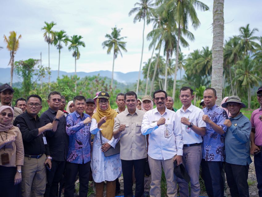 Kementan Apresiasi Kecepatan Penanganan Pascabencana Sektor Pertanian Kabupaten Solok.
