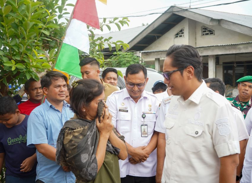 Rico Waas Tinjau Rehabilitasi 3 RTLH di Medan Tuntungan, 213 Unit Ditargetkan Rampung