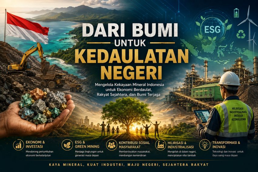 Dari Perut Bumi untuk Negeri: Menguji Janji Hilirisasi Menuju Kedaulatan Mineral Indonesia