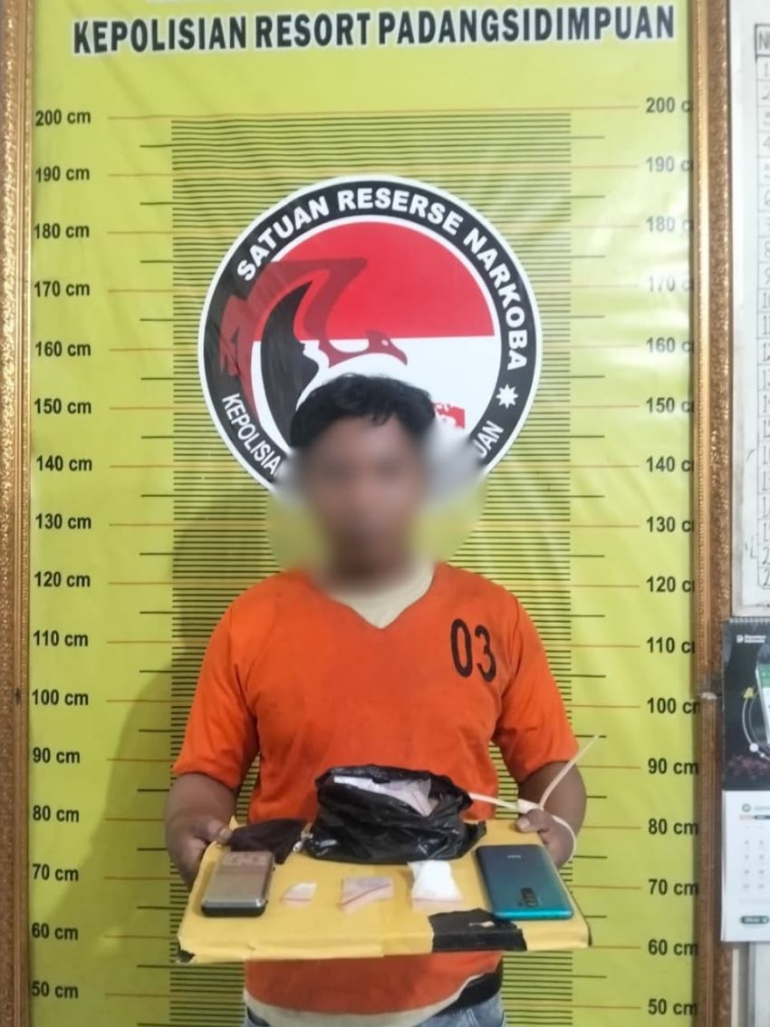 Pengedar Sabu Asal Banten Dibekuk di Padangsidimpuan, Polisi Sita 16,74 Gram Sabu dan 4 Butir Ekstasi