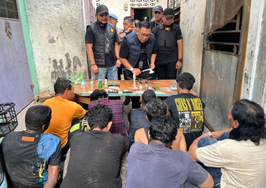 Dua Sarang Narkoba Mangkubumi Digerebek 2 Pengedar, 7 Pemakai Diciduk