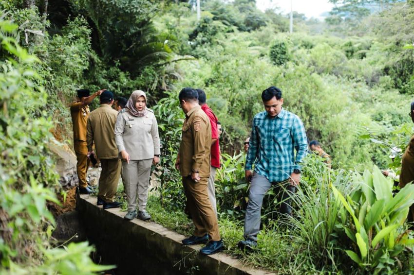 Irigasi Rusak Ancam Sawah Petani, Wabup Madina Apresiasi Respons Cepat Warga dan PT SMGP