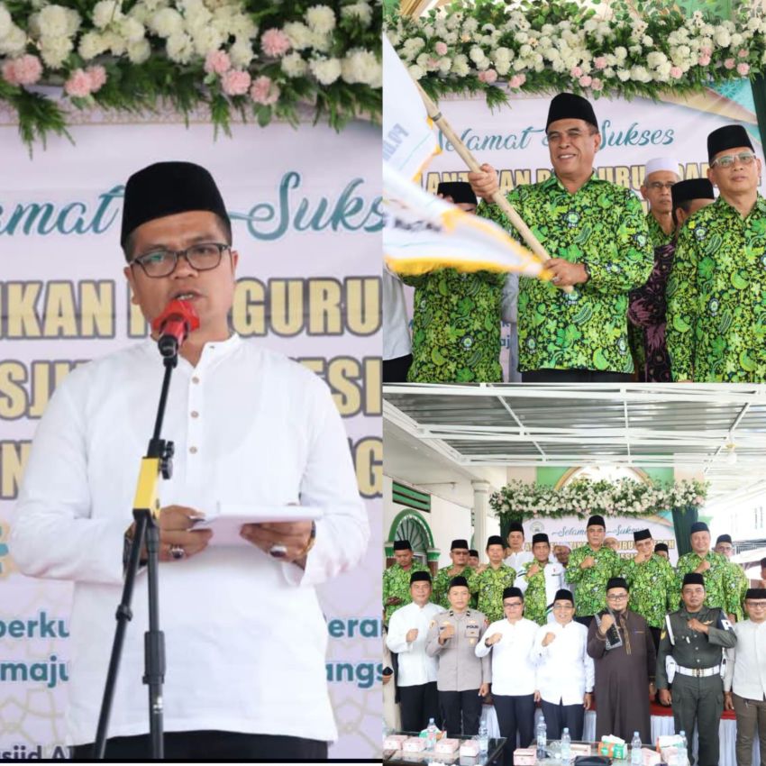 Sukhairi Nasution Resmi Pimpin DMI Madina 2026-2031, Sekda Afrizal Dorong Masjid Jadi Pusat Peradaban