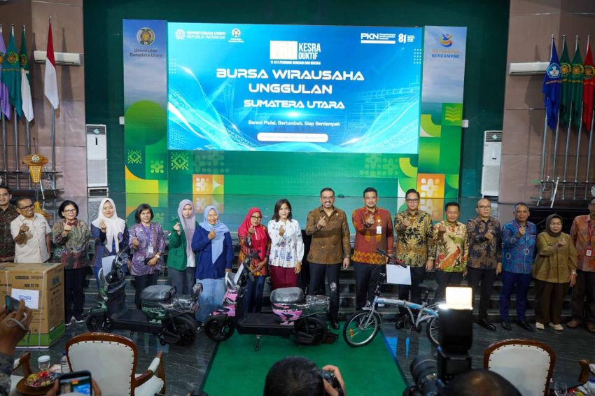 Bursa Wirausaha Unggulan Digelar di USU, Rico Waas Dorong UMKM Berani Mulai dan Siap Berdampak