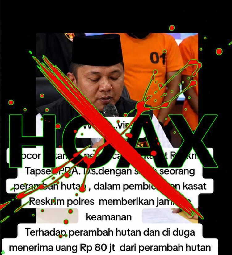 Isu Perlindungan Pelaku Perambahan Hutan Viral, Polres Tapsel Tegaskan Tak Sesuai Fakta
