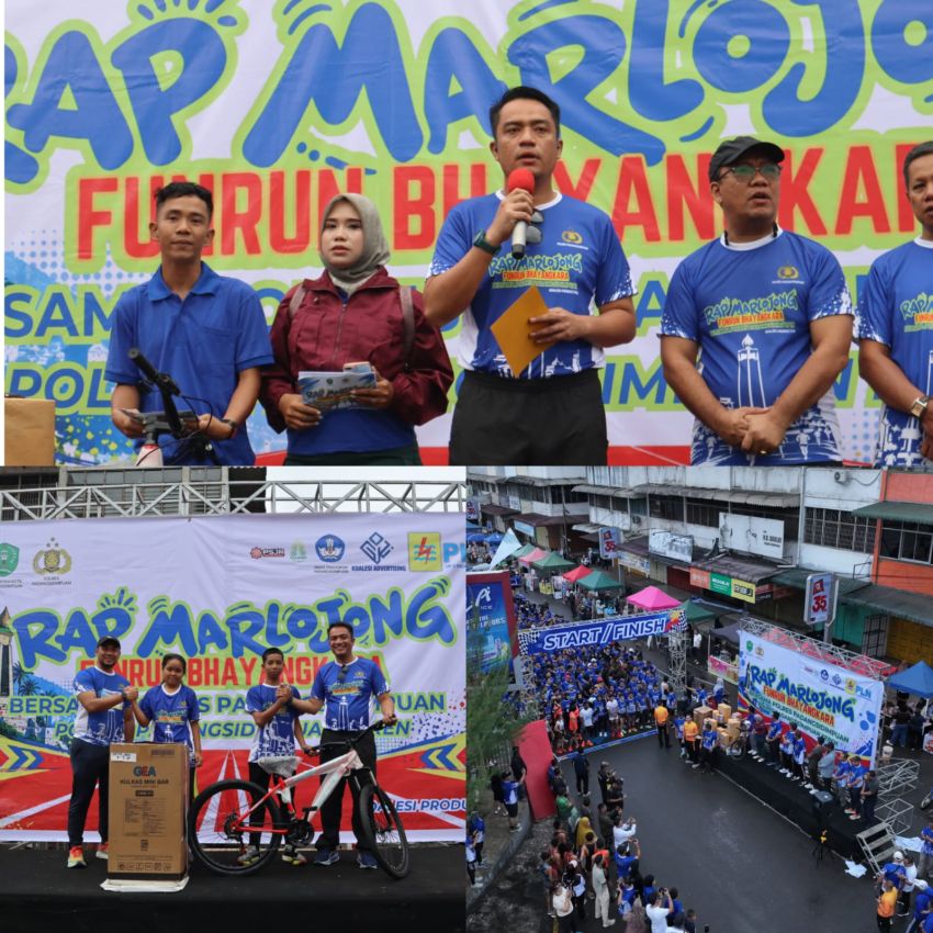 Ribuan Pelari Kepung Alaman Bolak! Kapolres Padangsidimpuan AKBP Noval Desky Buka RAP Marlojong Fun Run Bhayangkara 2026
