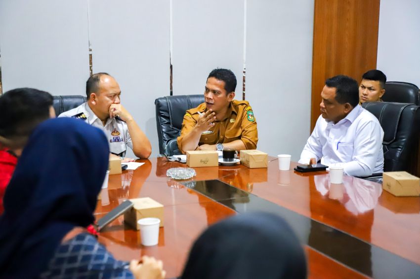 Wali Kota diwakili Sekda menyambut kehadiran rombongan Kanwil Ditjenpas Sumut