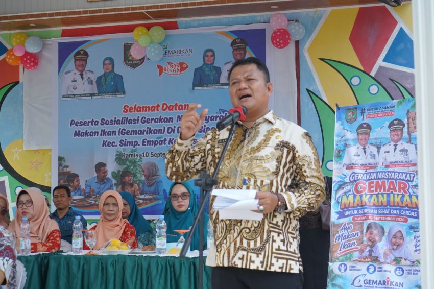 Wakil Bupati Asahan Dorong Gerakan Gemar Makan Ikan sebagai Bentuk Pencegahan Stunting