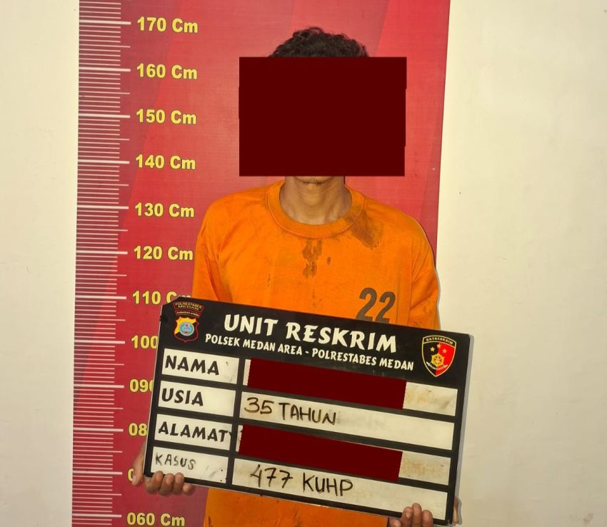 Gerak Cepat Polsek Medan Area, 2 Terduga Pencuri Rumah Sekretaris ARUN Sumut Diciduk