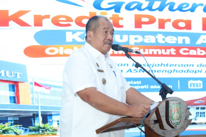 Hadapi Masa Purna Tugas dengan Kesiapan Menyeluruh, Bupati Asahan Buka Gathering Kredit Pra Pensiun Bank Sumut