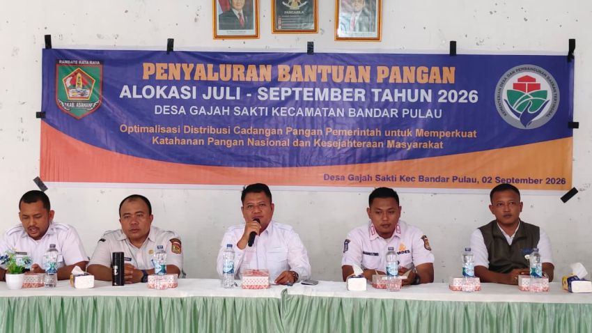 Wakil Bupati Asahan Salurkan Bantuan Beras Pemerintah Pusat di Bandar Pulau, Dilarang Ada Pemotongan!