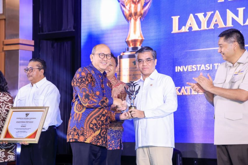 Kemnaker Raih Terbaik II Anugerah Layanan Investasi 2026