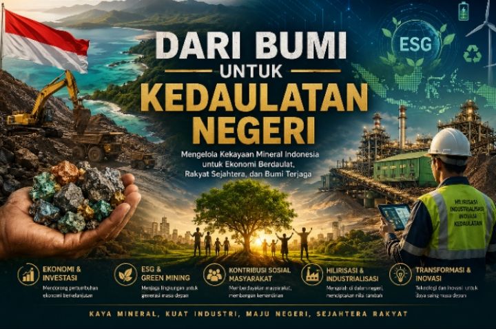 Dari Perut Bumi untuk Negeri: Menguji Janji Hilirisasi Menuju Kedaulatan Mineral Indonesia