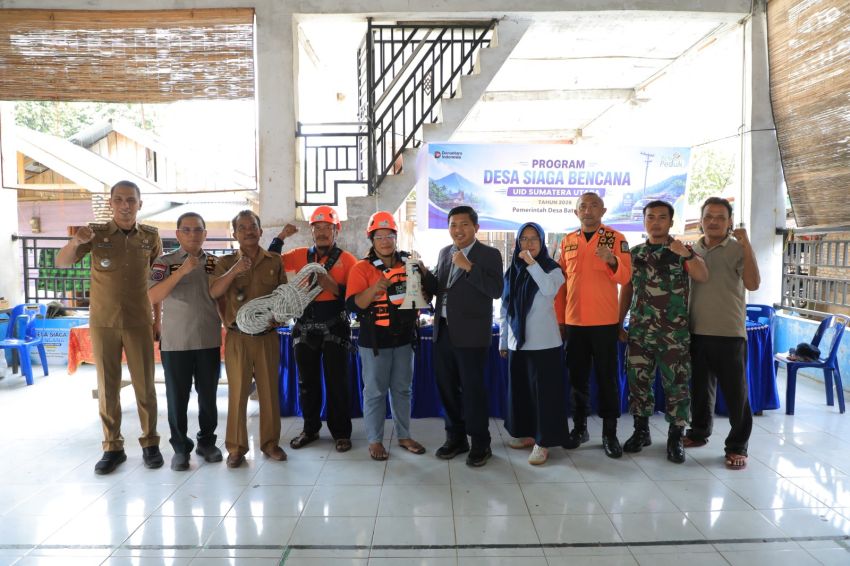 Perkuat Kesiapsiagaan Masyarakat, PLN Dan BPBD Resmikan Program Desa Siaga Bencana di Batu Mbelin