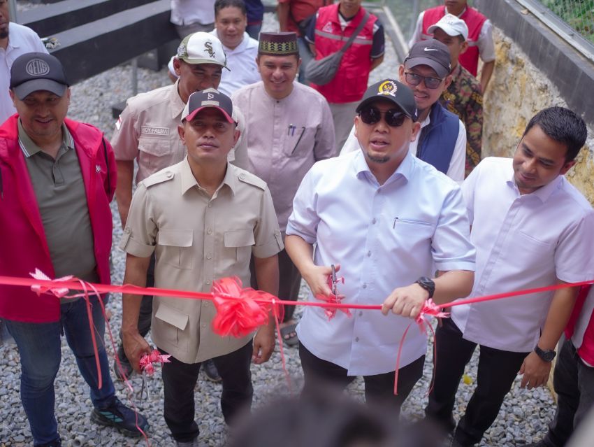 Tower BTS di Nagari Sulit Air Di Resmikan Oleh Bupati Solok Bersama Wakil Ketua Komisi VI DPR RI