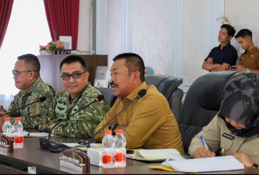 Rakor PRR di Madina, Bupati Saipullah Dorong Sinkronisasi Data untuk Percepat Pemulihan Pascabencana