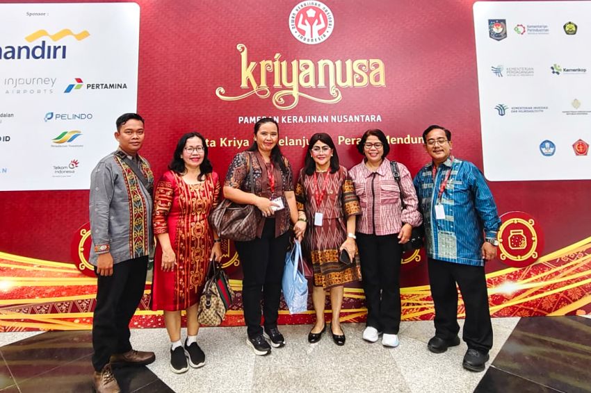 Ketua Dewan Dekranasda menghadiri Pameran Kerajinan Nusantara bertajuk Kriyanusa Tahun 2026. Kegiatan dengan tema &ldquo;Cipta Kriya Berkelanjutan, Perajin