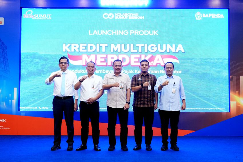 Bapenda dan Bank Sumut Hadirkan KMG MERDEKA, Permudah ASN dan Pensiunan Bayar Pajak Kendaraan