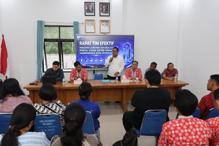 Rapat Tim Efektif terkait Persiapan Soft Launching dan Sosialisasi Terbangunnya Pustaha