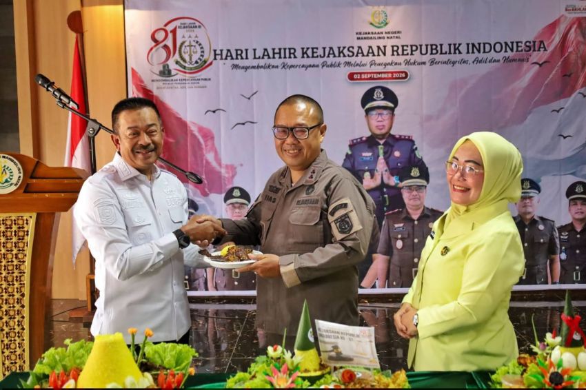 Peringatan HUT Kejaksaan ke-81 di Madina, Bupati Saipullah Soroti Kolaborasi Lintas Sektor