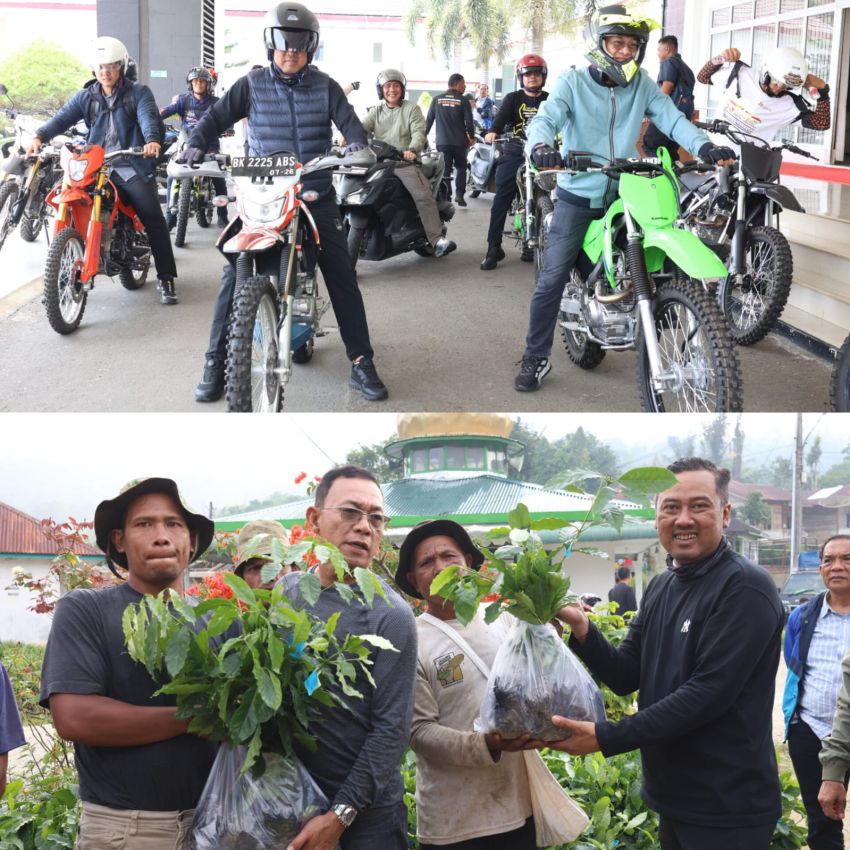 Turdes Naik Motor, Kapolres dan Bupati Tapsel Bongkar Potensi Besar Kopi Daerah